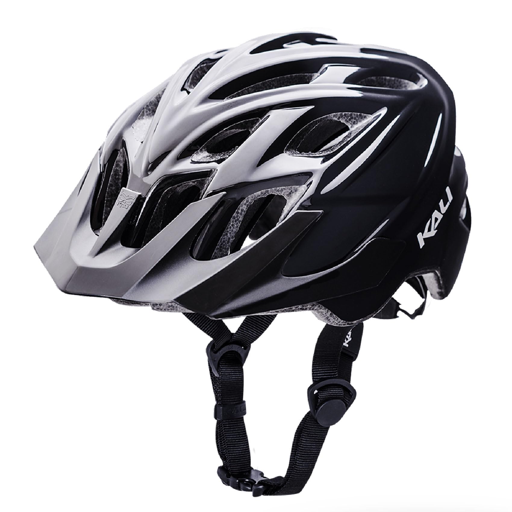 Kali Protectives Chakra Solo front view showing slim shell and aerodynamic shape for secure protection