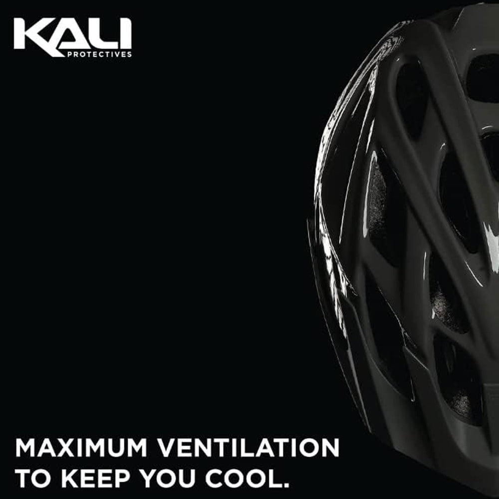 Kali Protectives Chakra Solo break-away visor detail for sun and debris protection on trails