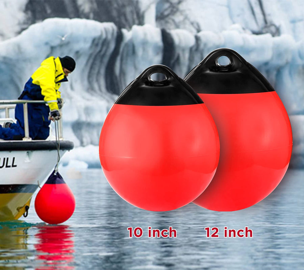 Kamehame buoy beside yacht during docking showing protection and clear marking