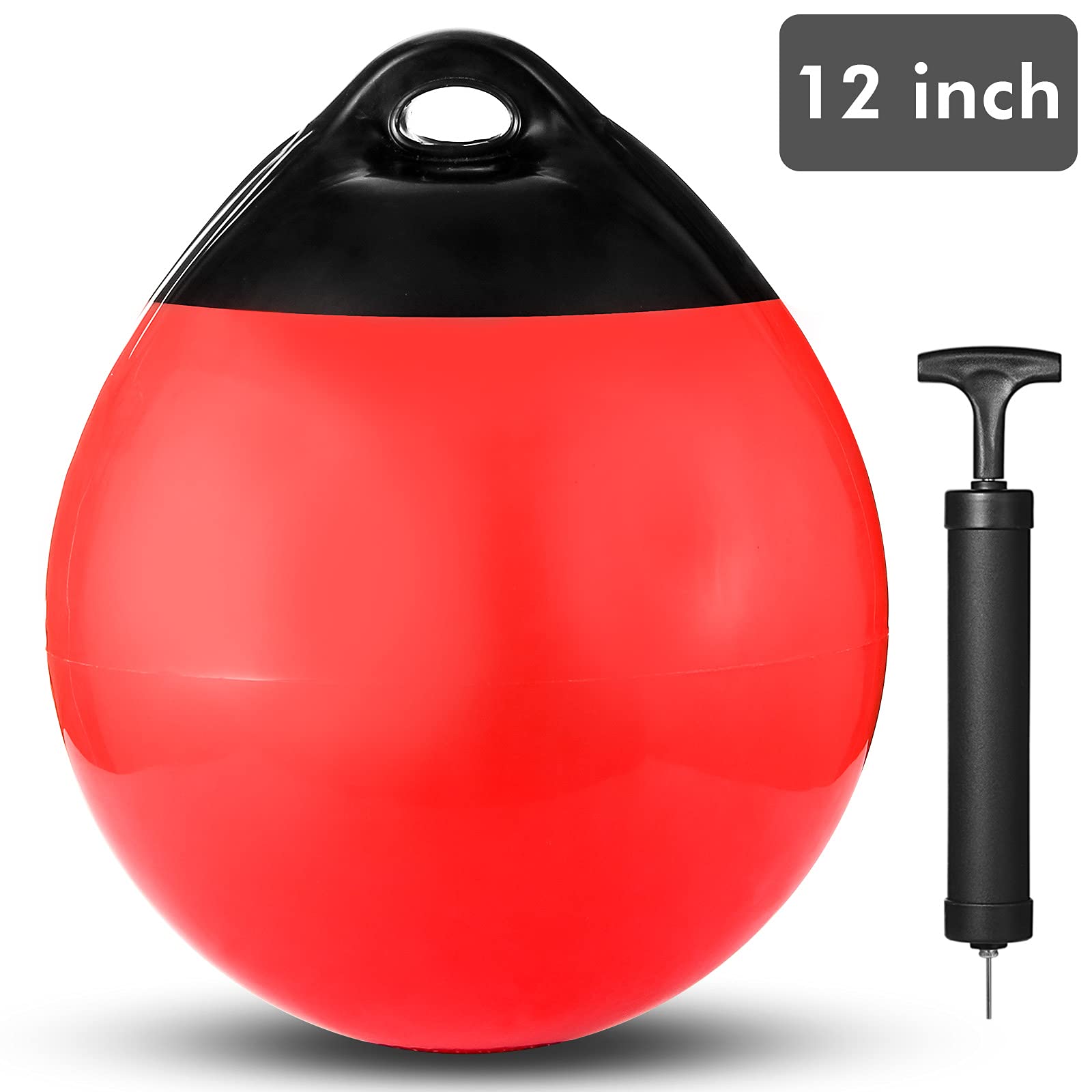 Kamehame buoy held in hand showing compact size and easy handling