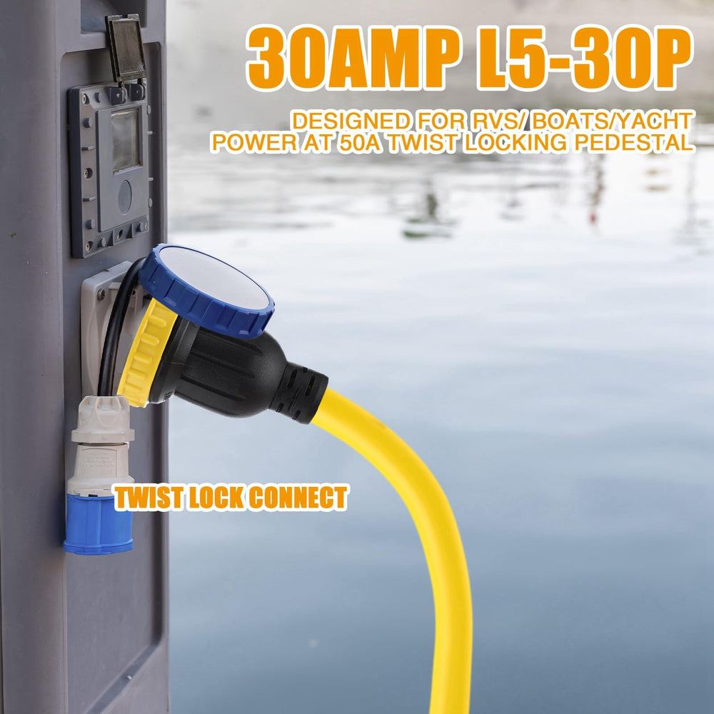 Kanayu cable beside measuring tape illustrating the compact three-foot length for tidy routing