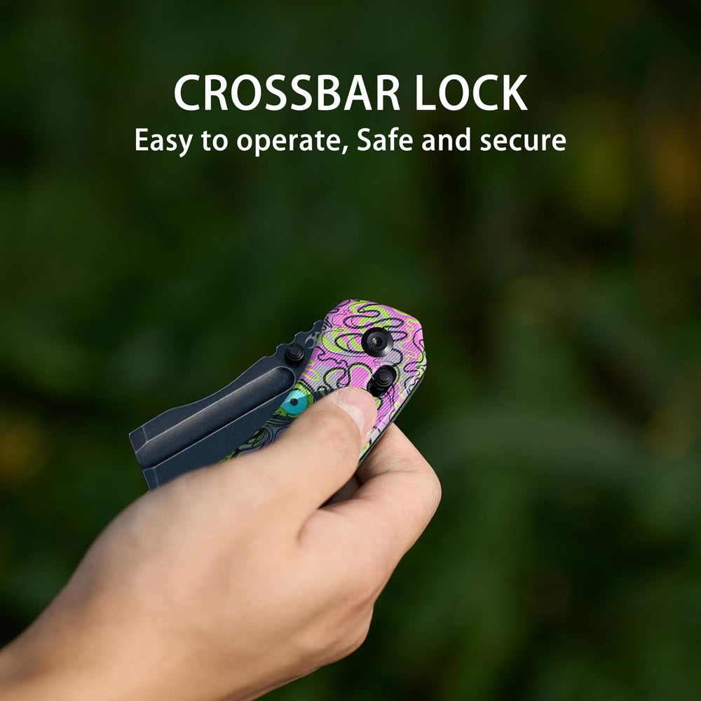KANSEPT Korvid V pocket clip and scale comparison showing easy carry convenience
