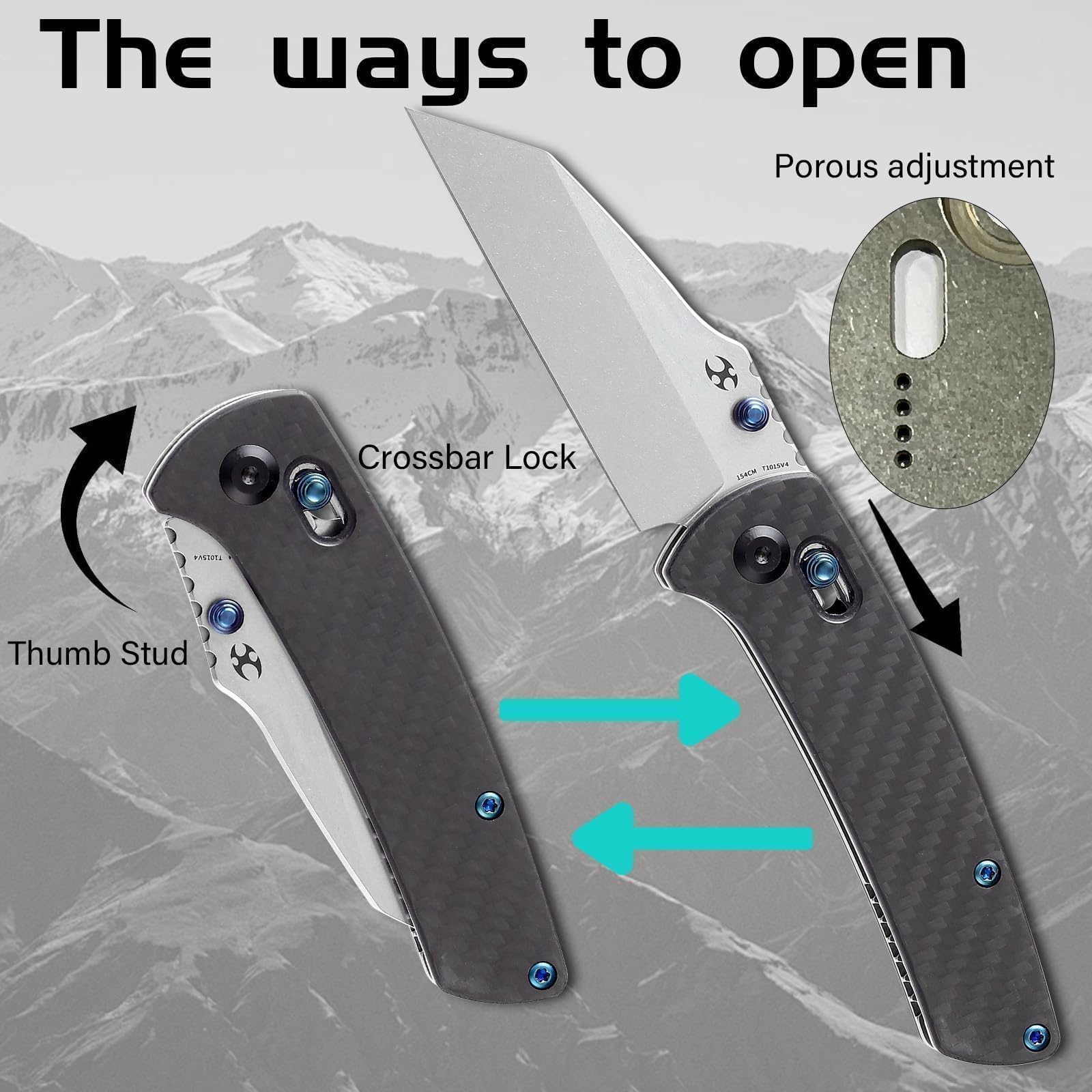 KANSEPT Main Street Axis Lock and ceramic bearing detail ensuring smooth action