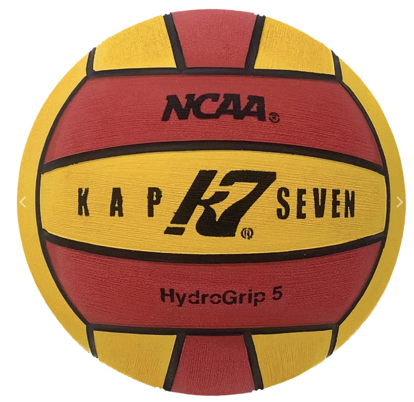 KAP7 HydroGrip front view showing yellow-red panels and official markings for improved visibility