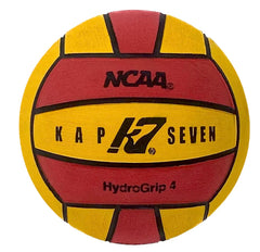 KAP K7 SEVEN front view of HydroGrip ball showing vibrant yellow red colors and improved visibility