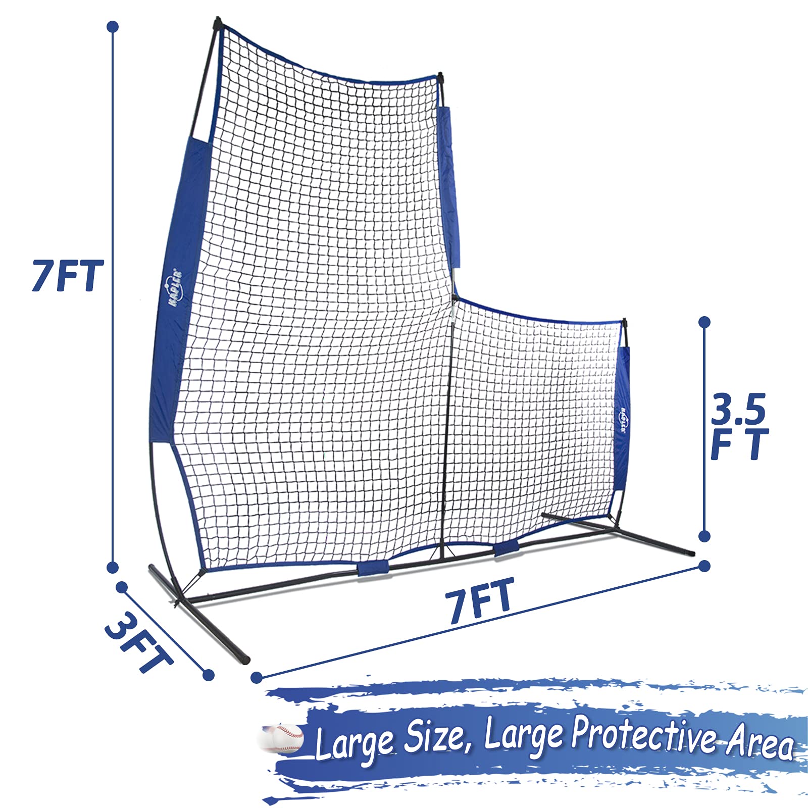 Kapler close-up of tear-resistant netting and 4 cm mesh for impact dispersal