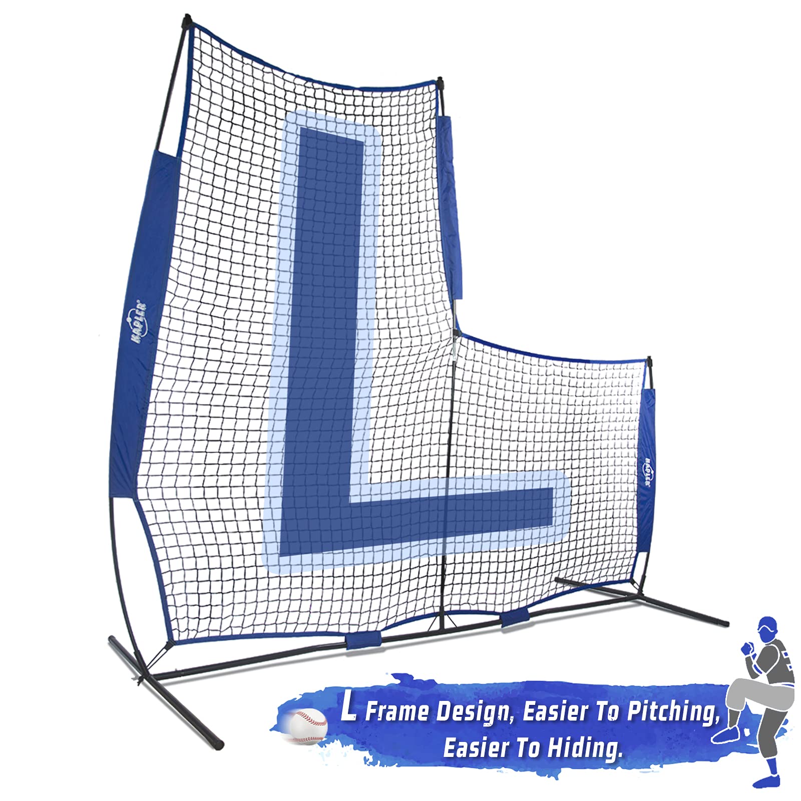 Kapler side profile highlighting L-shaped design and throwing clearance