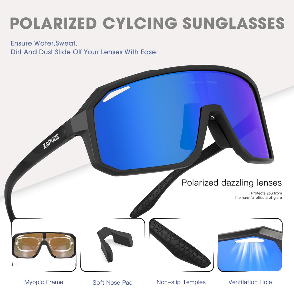 KAPVOE soft rubber nose pad detail offering comfortable long-ride fit