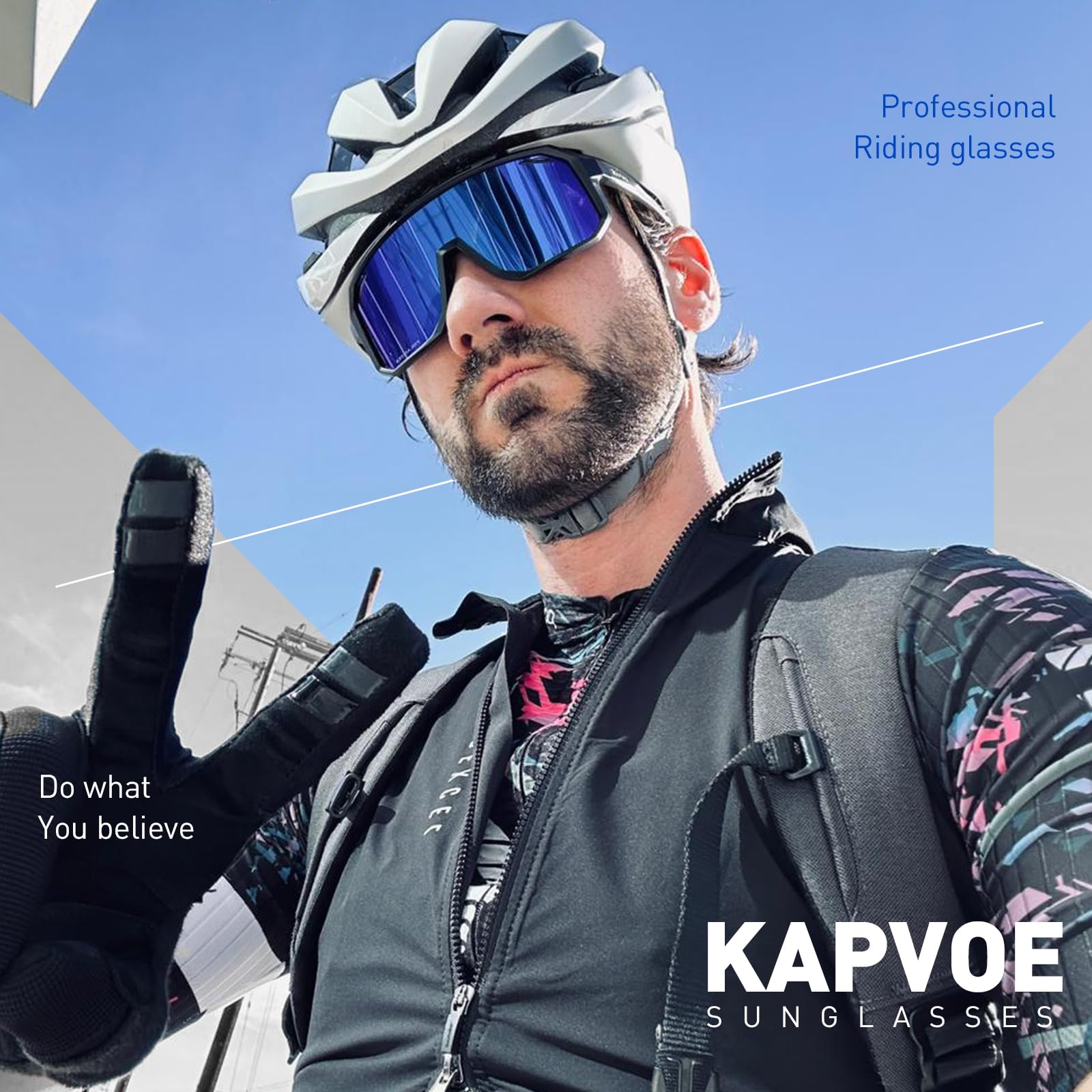 KAPVOE K62 side profile highlighting TR90 frame flexibility and fit benefit