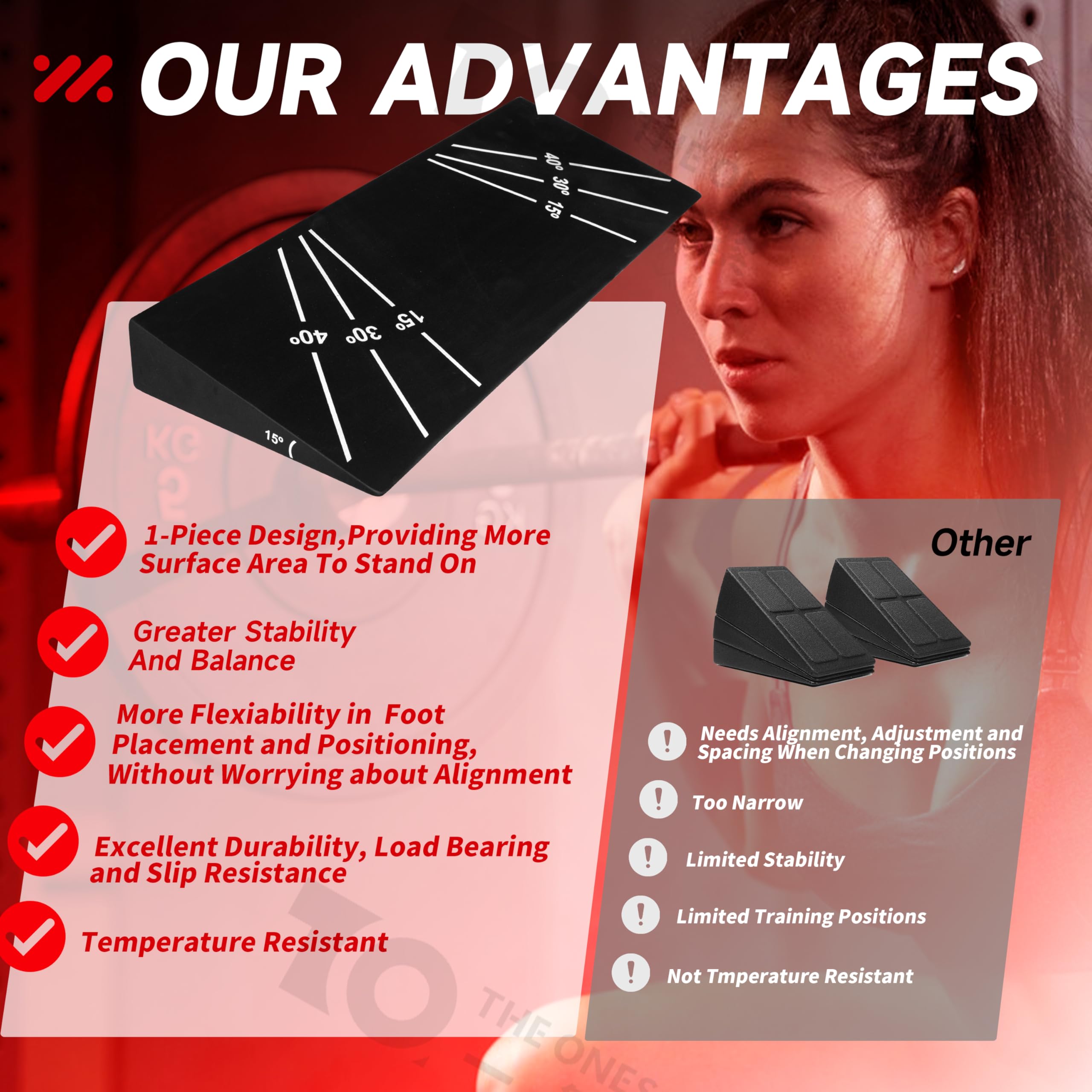 KaraCore used for calf stretch demonstrating increased ankle mobility