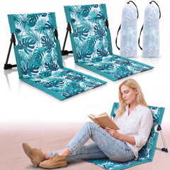 Karenhi front view of both chairs showing design and portability benefit