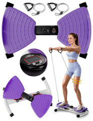 Karimonox front view deep purple showing compact twist board and LED benefits