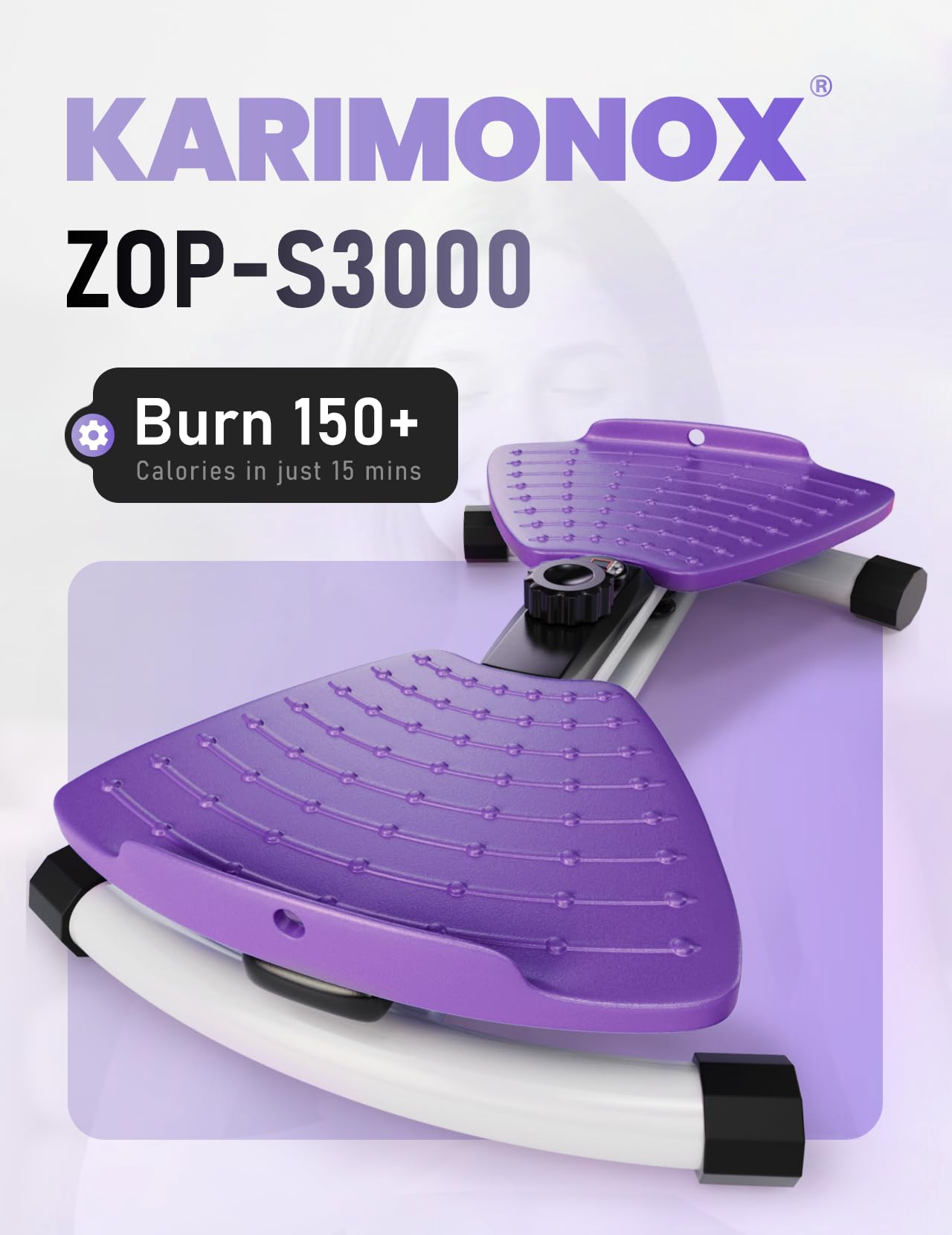 Karimonox textured foot pads detail providing secure grip and safer workouts