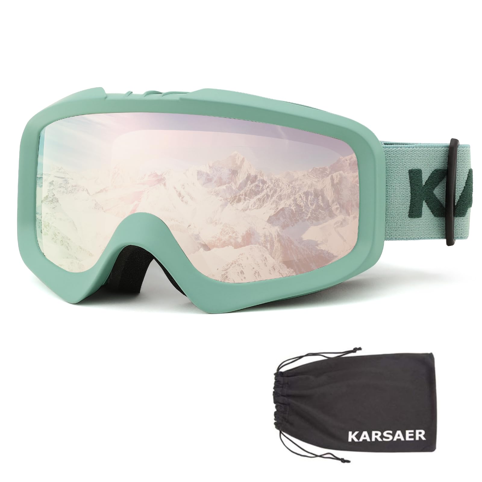 Karsaer front view showing wide lens and clear field of vision benefit