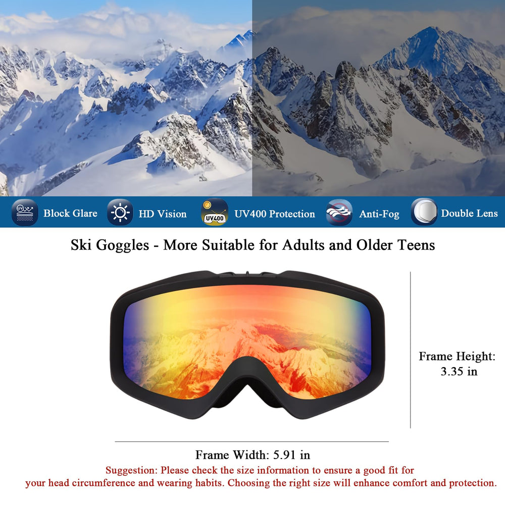 Karsaer close-up of dual lens anti-fog coating for clearer vision benefit