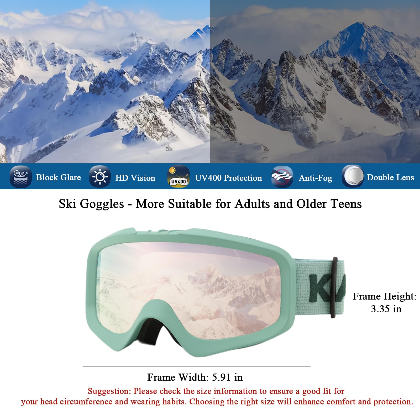 Karsaer side shot demonstrating bendable frame for comfortable fit benefit
