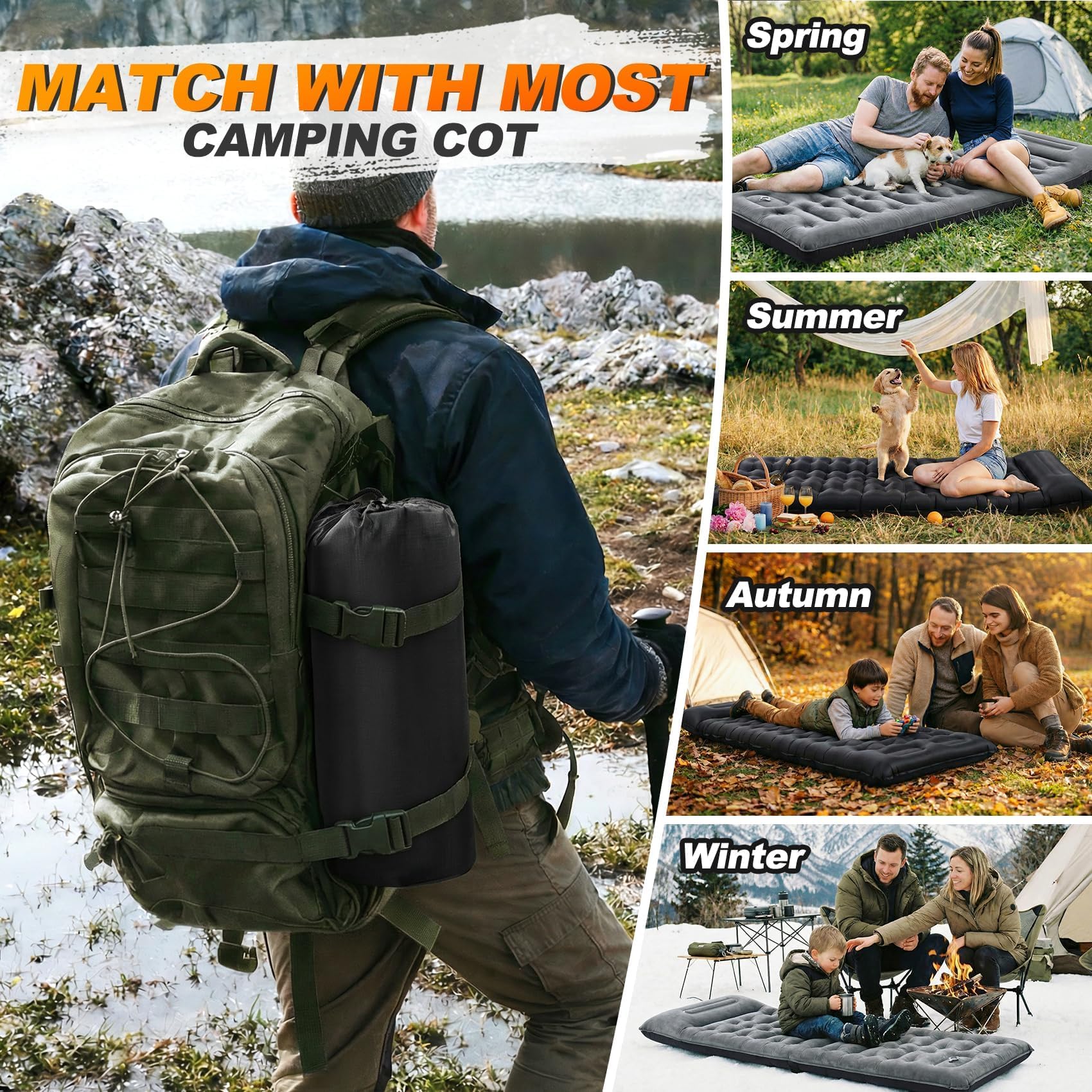 KASBAH storage bag and accessories organized for easy transport