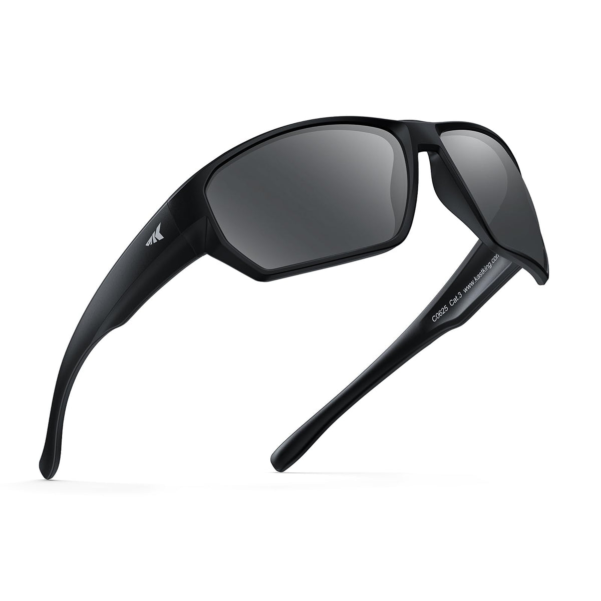 KastKing Merced front view showing polarized lenses and lightweight frame benefit clear vision