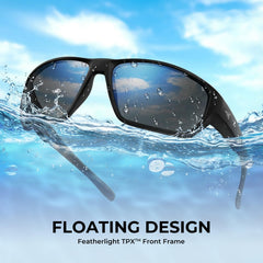 KastKing Merced close-up of TAC polarized lens and PuriVex coating benefit reduced glare