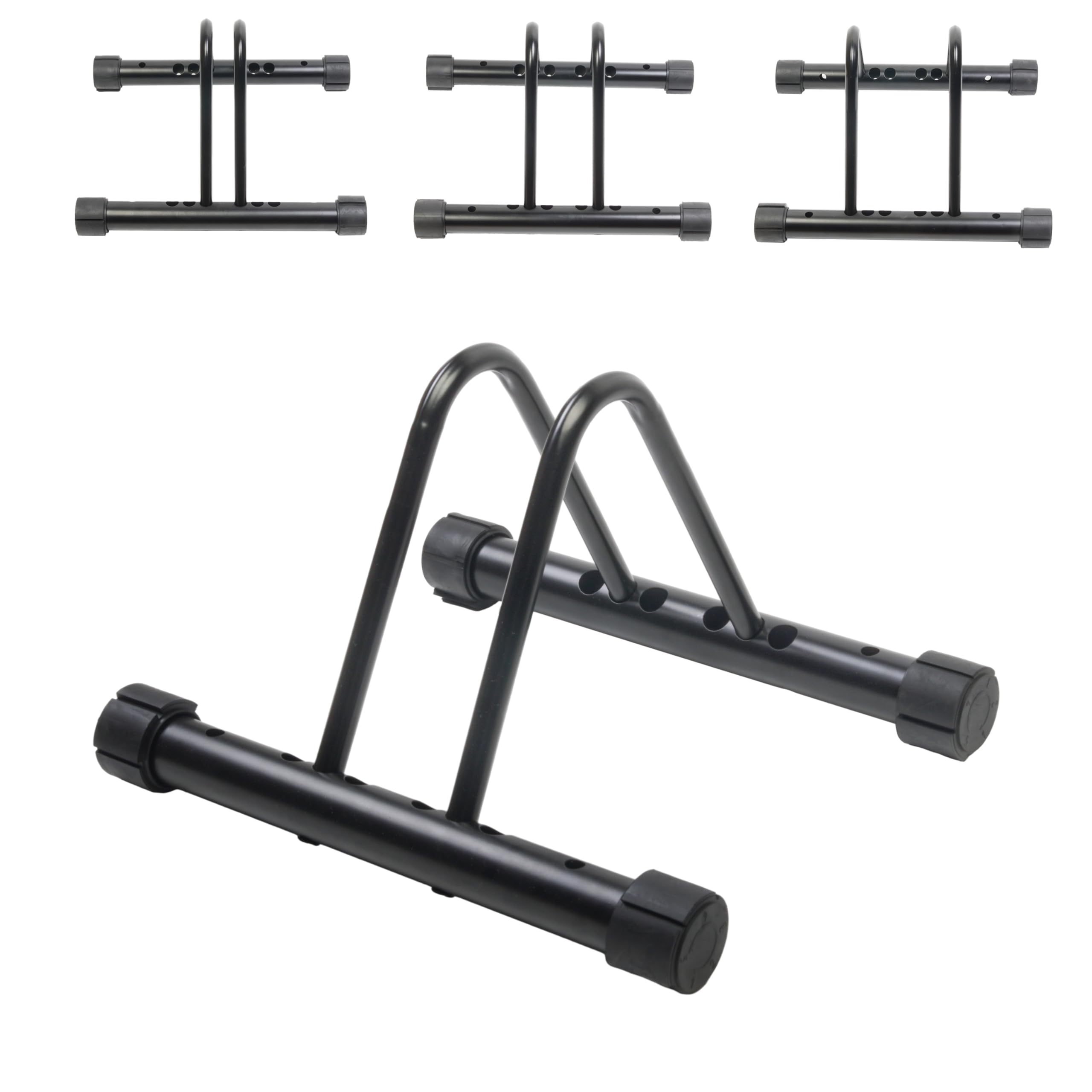 KASTUN front view of assembled bike stand showing stable base and compact design benefit