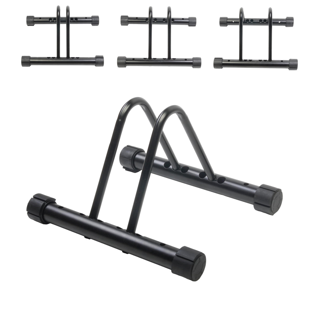 KASTUN front view of assembled bike stand showing stable base and compact design benefit
