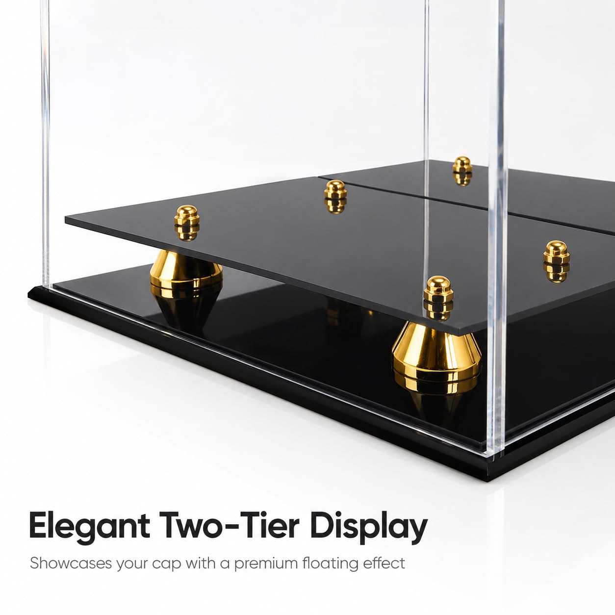 Katai gold risers closeup showing elevated premium display