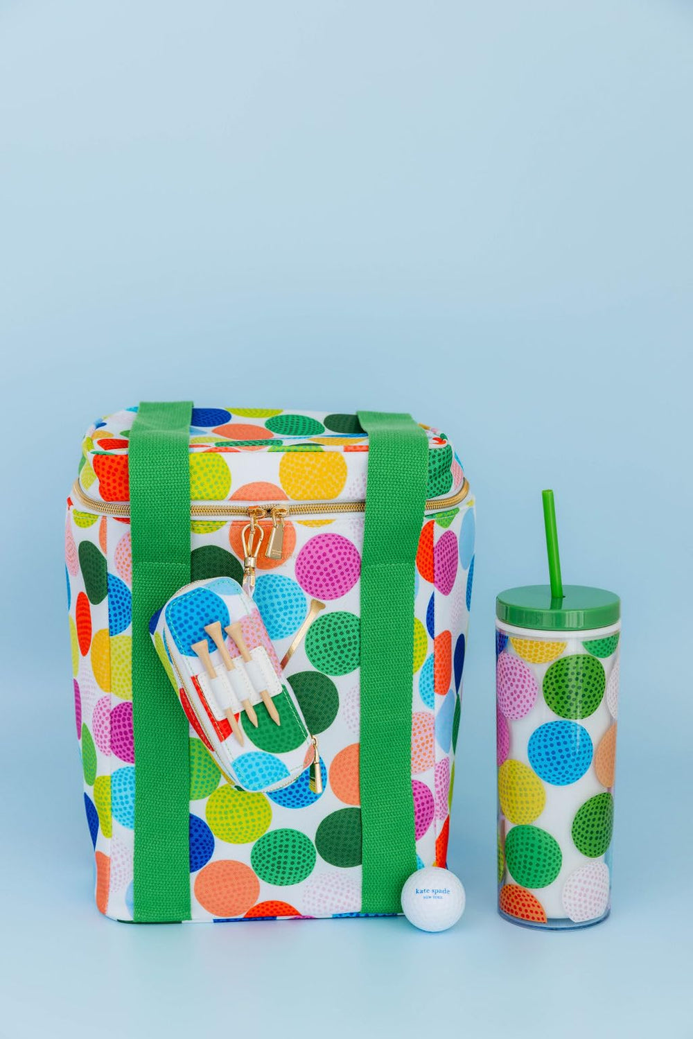 kate spade new york wooden tees close-up, durable tee supply benefit
