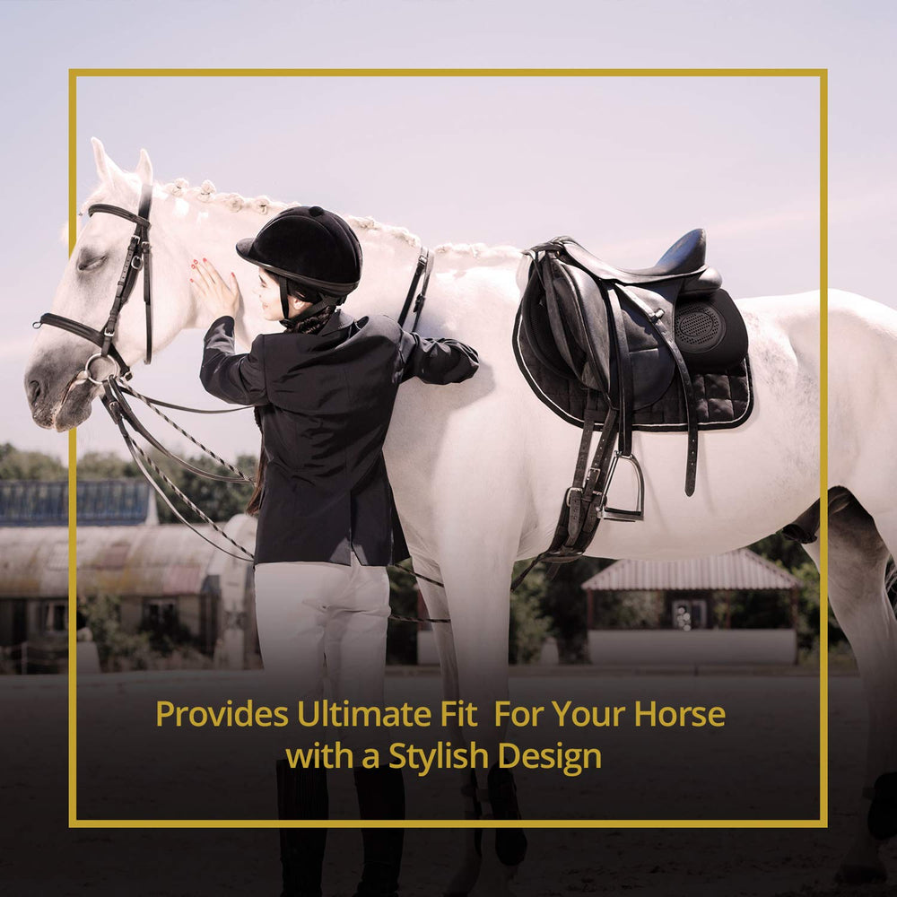 Kavallerie lifestyle scene rider training with pad for stable rides