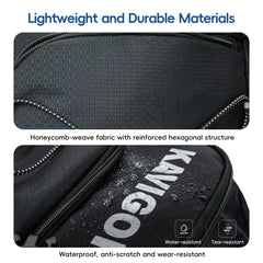 KAVIGOR removable helmet holder detail maximizing interior space