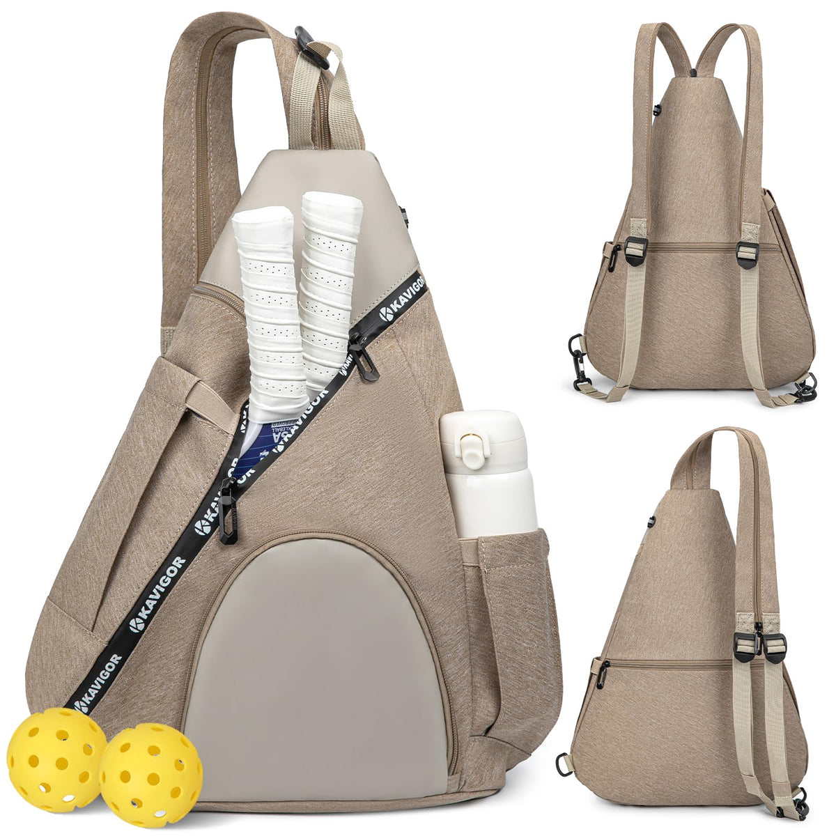 KAVIGOR front view showing organized pockets and quick access benefit