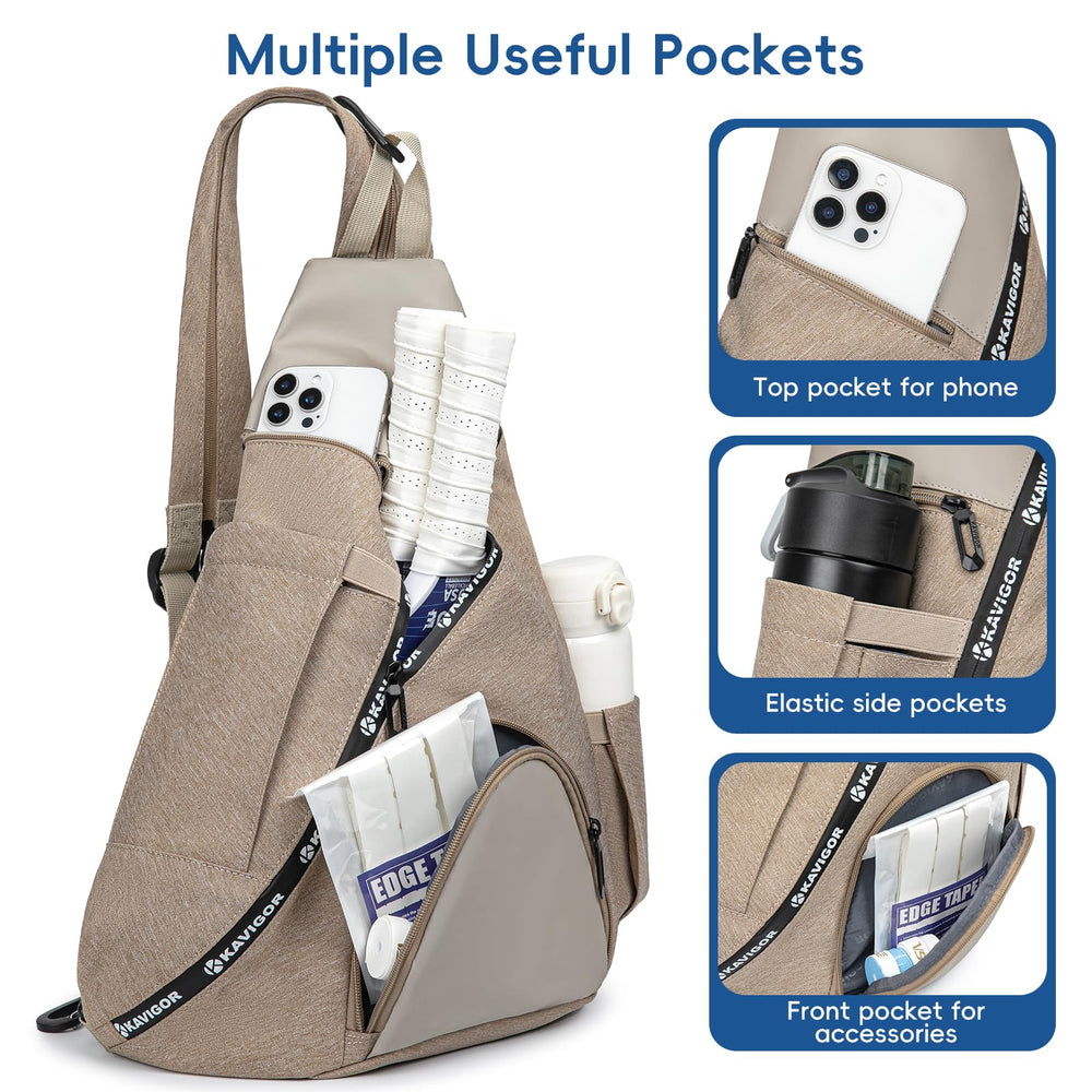 KAVIGOR main compartment open with paddles and valuables separated for protection