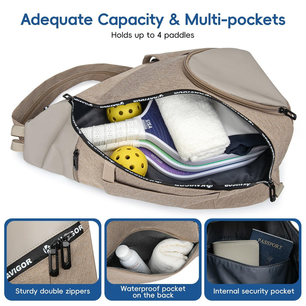 KAVIGOR wet/dry back pocket close-up protecting clothes from gear
