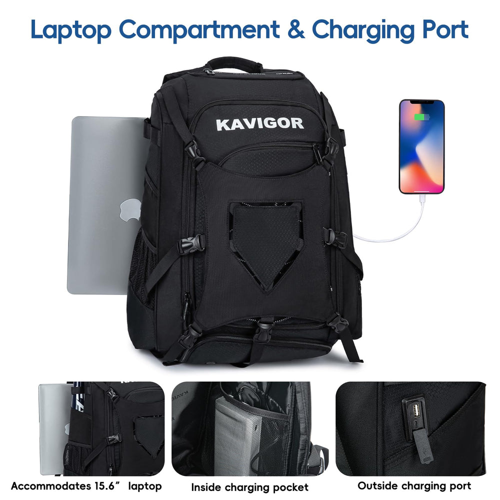 KAVIGOR oversized wet dry pocket holding damp gear and reducing odors