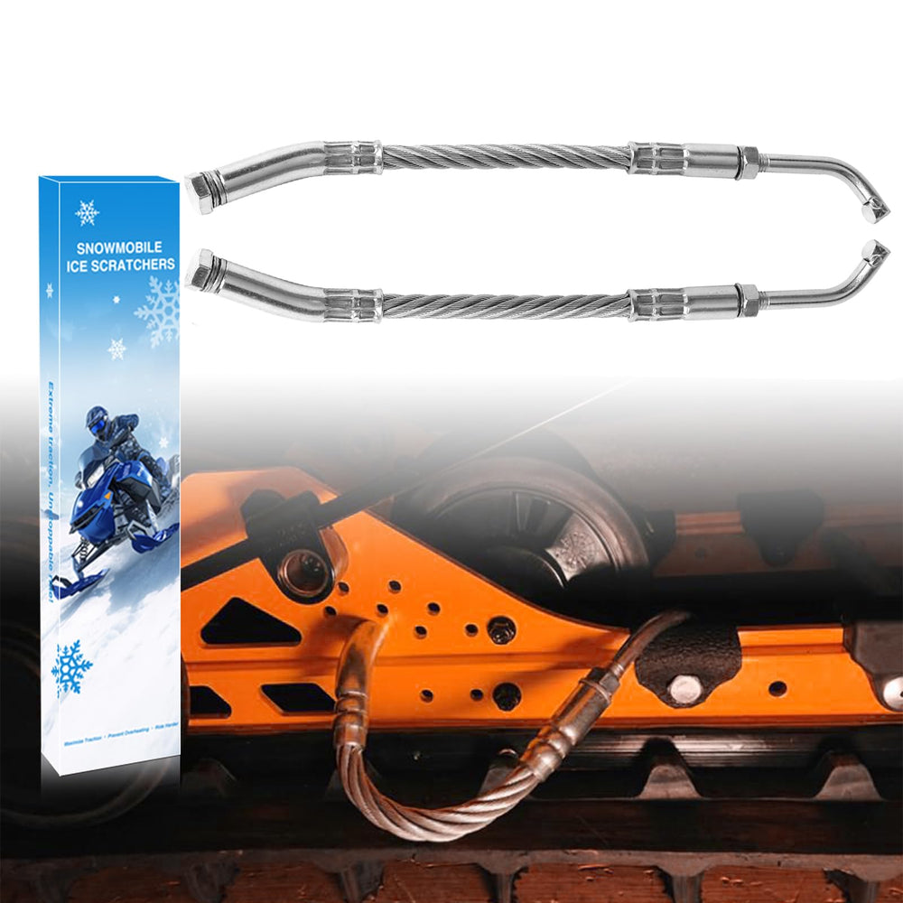 KAVIUS front packaging showing two bolt-on ice scratchers and benefits