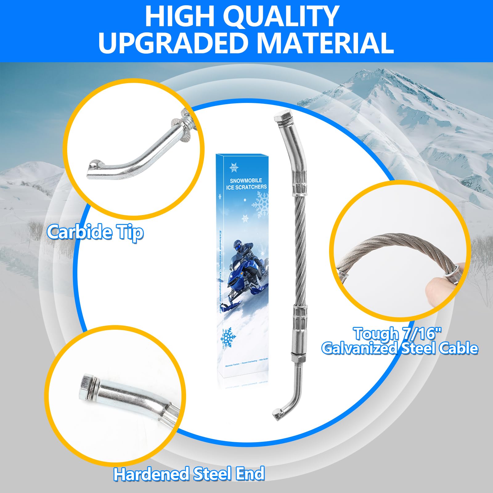 KAVIUS hardened mounting hardware and bolt for secure installation