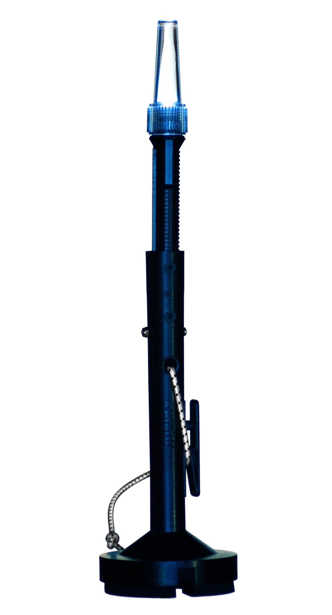 Kayalu Kayalite front view showing mast and clip, improves nighttime visibility