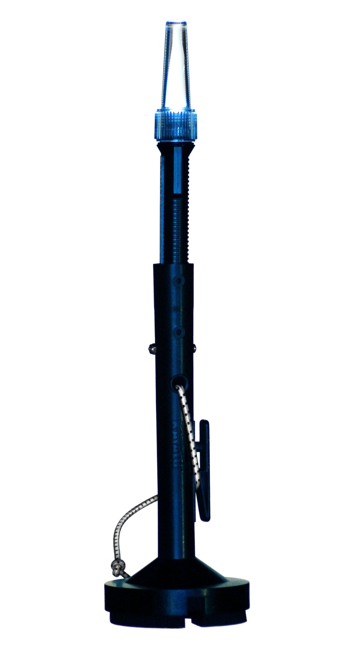 Kayalu Kayalite front view showing mast and clip, improves nighttime visibility