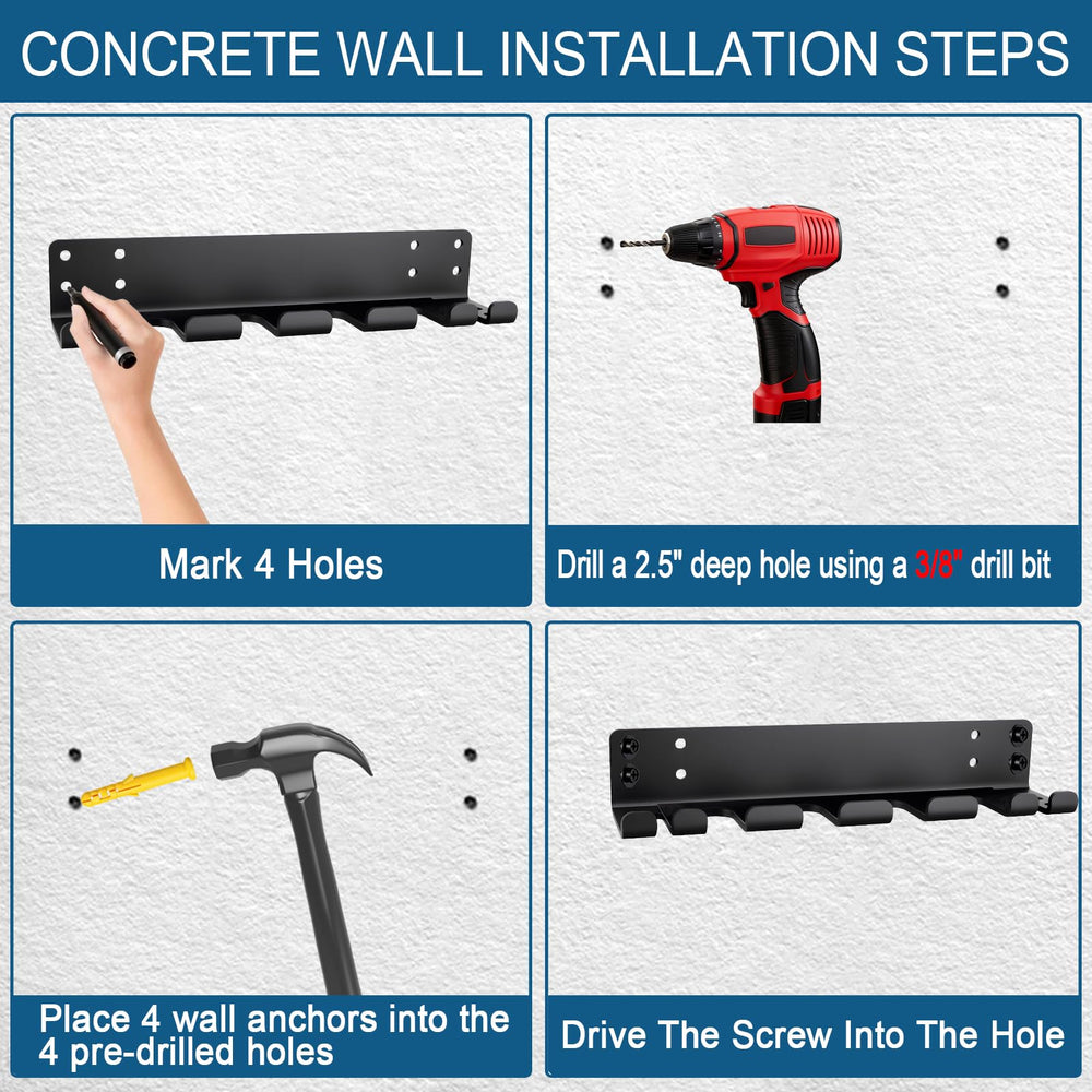 KDNVPS included mounting hardware laid out for easy installation guidance