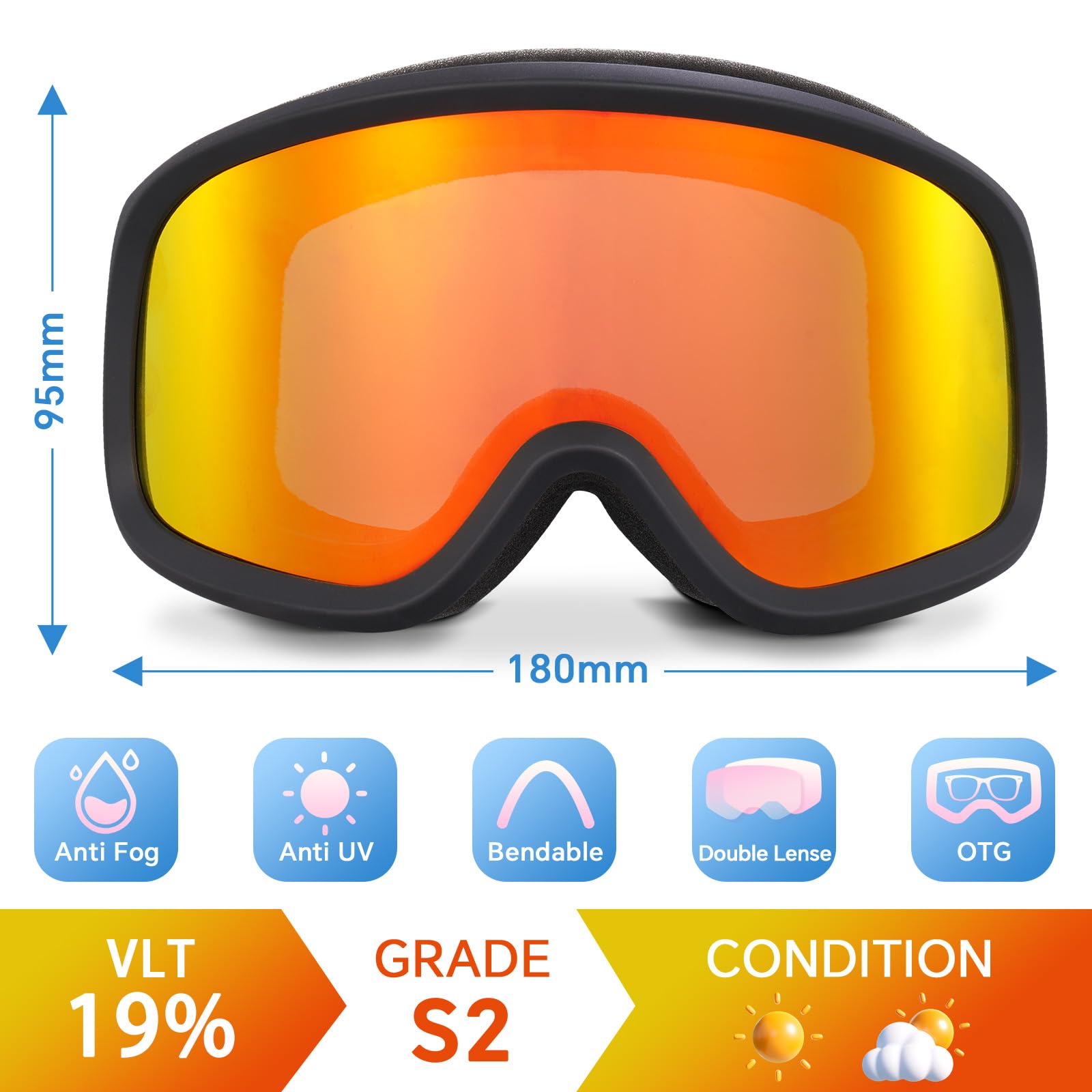 Keary close-up of REVO lens highlighting color contrast and glare reduction
