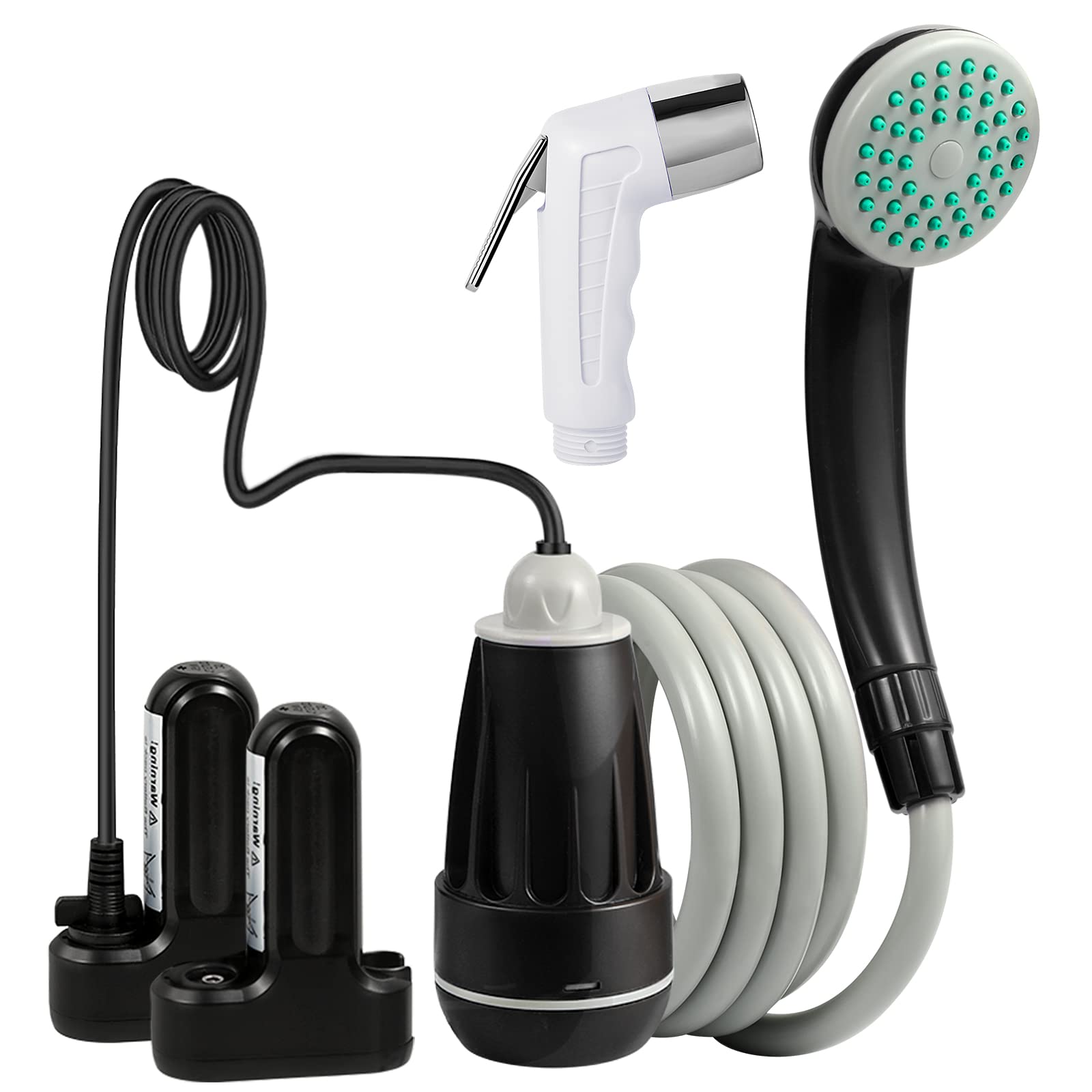 KEDSUM front view of compact portable shower showing design and portability benefits