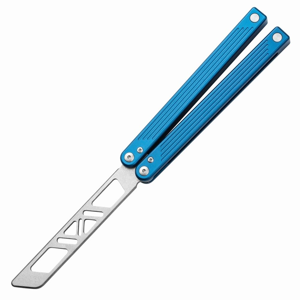 KEEDAS front view blue trainer showing full shape and balance benefit