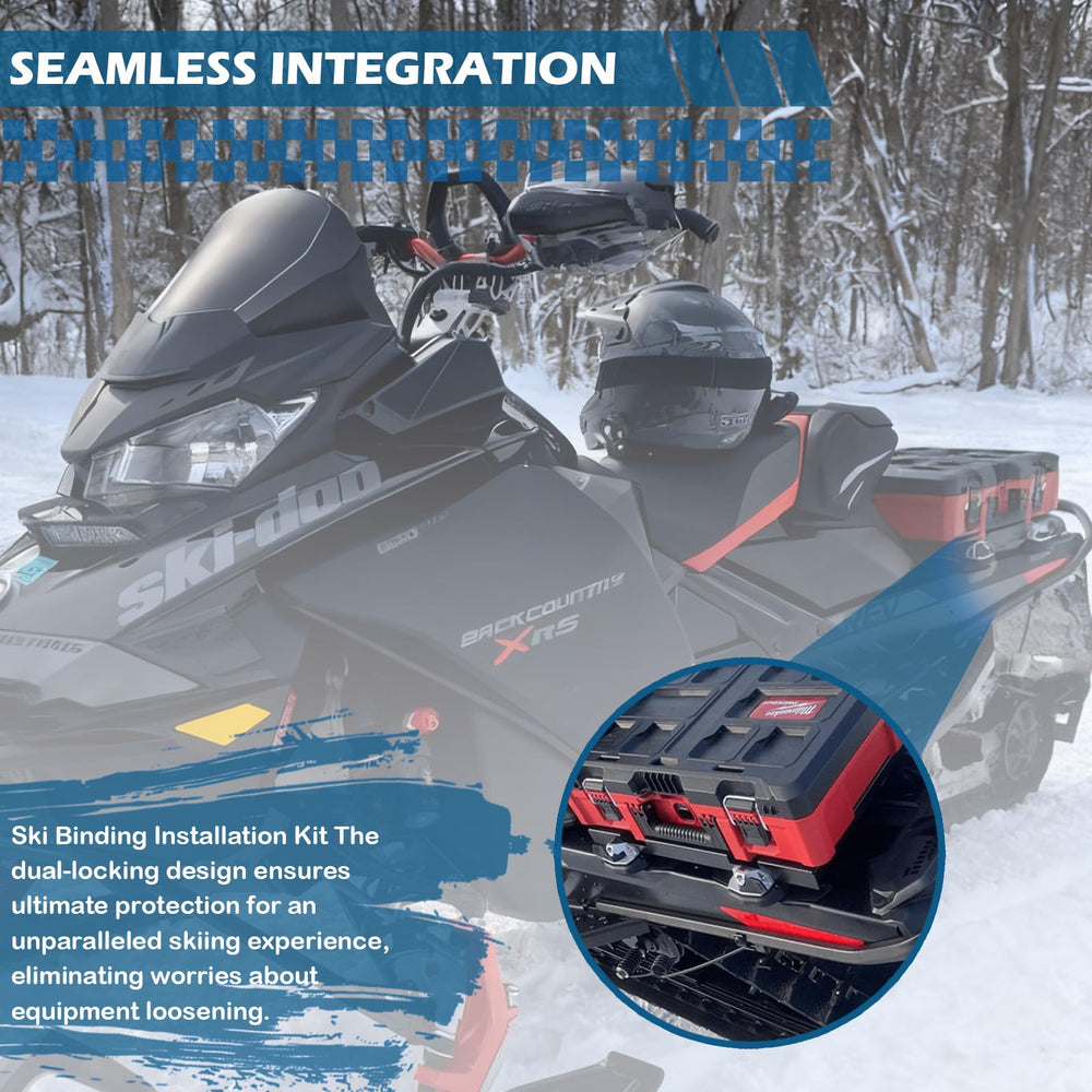 Kefly lifestyle shot with ATV and snowboard showing reliable outdoor performance