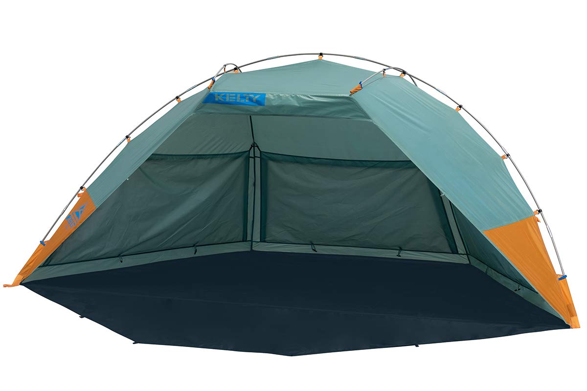 Kelty Cabana fabric close-up showing durable 68D polyester and long-lasting protection