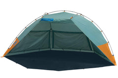 Kelty Cabana fabric close-up showing durable 68D polyester and long-lasting protection