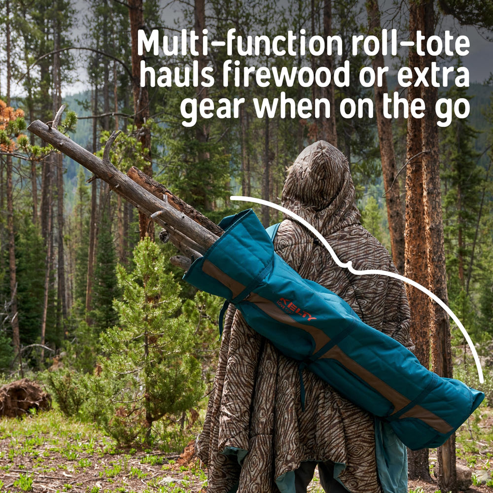 Kelty low loveseat near campfire demonstrating evening comfort