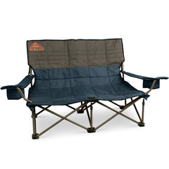 Kelty low loveseat front view showing two-person seating and comfort