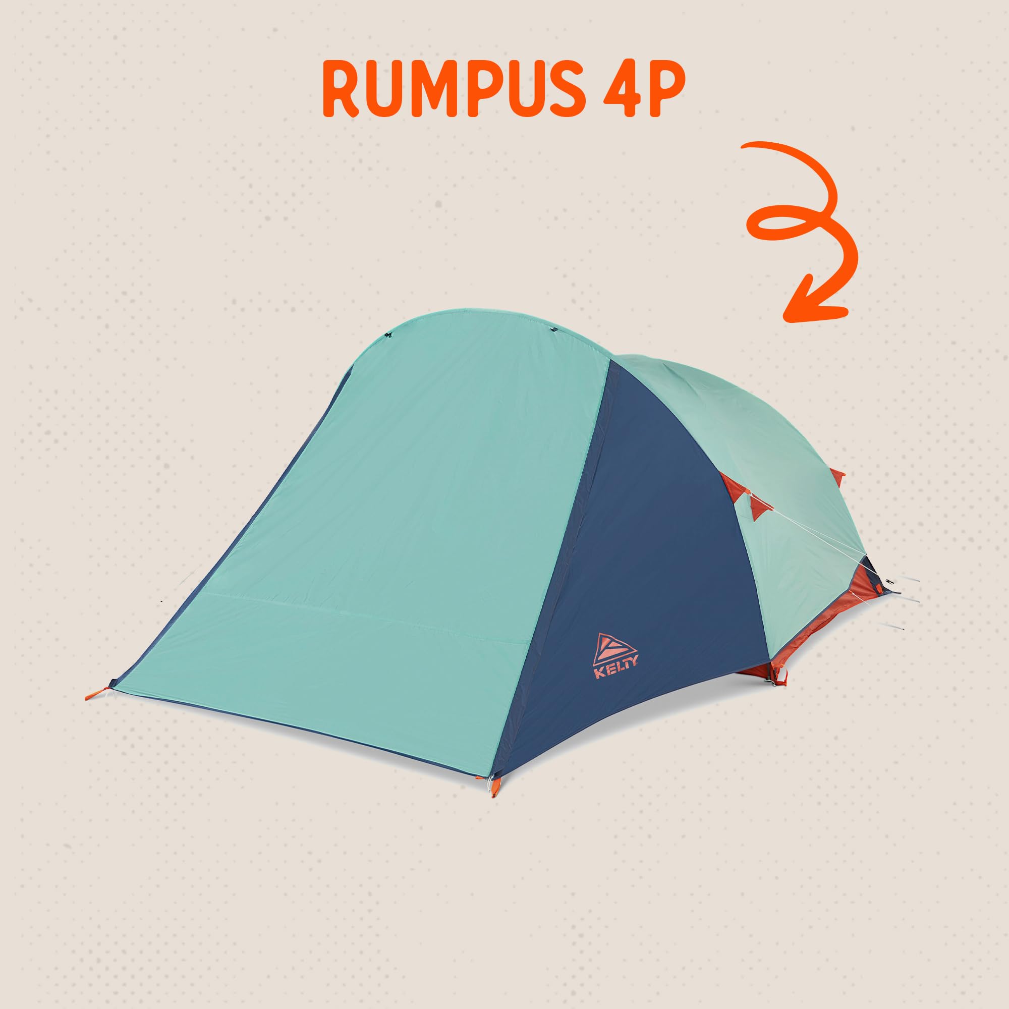 Kelty Rumpus vestibule converted into an awning providing shaded outdoor storage