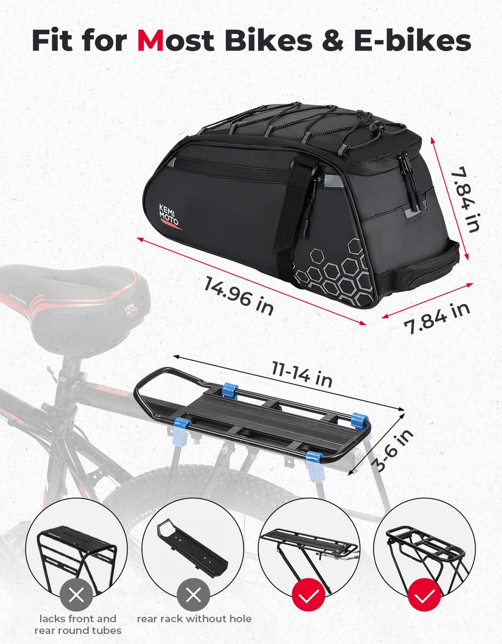 KEMIMOTO converted into backpack worn hands-free for commuting