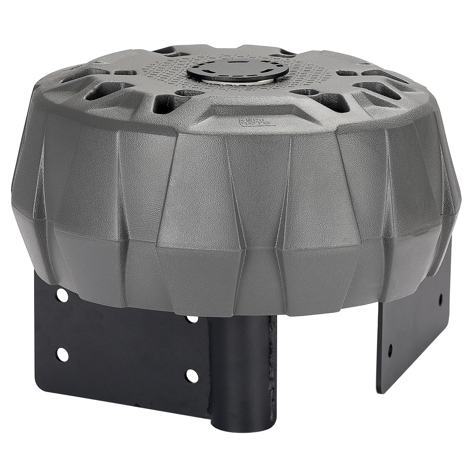 KEMIMOTO front view of 12-inch dock wheel showing durable shape and easy guidance