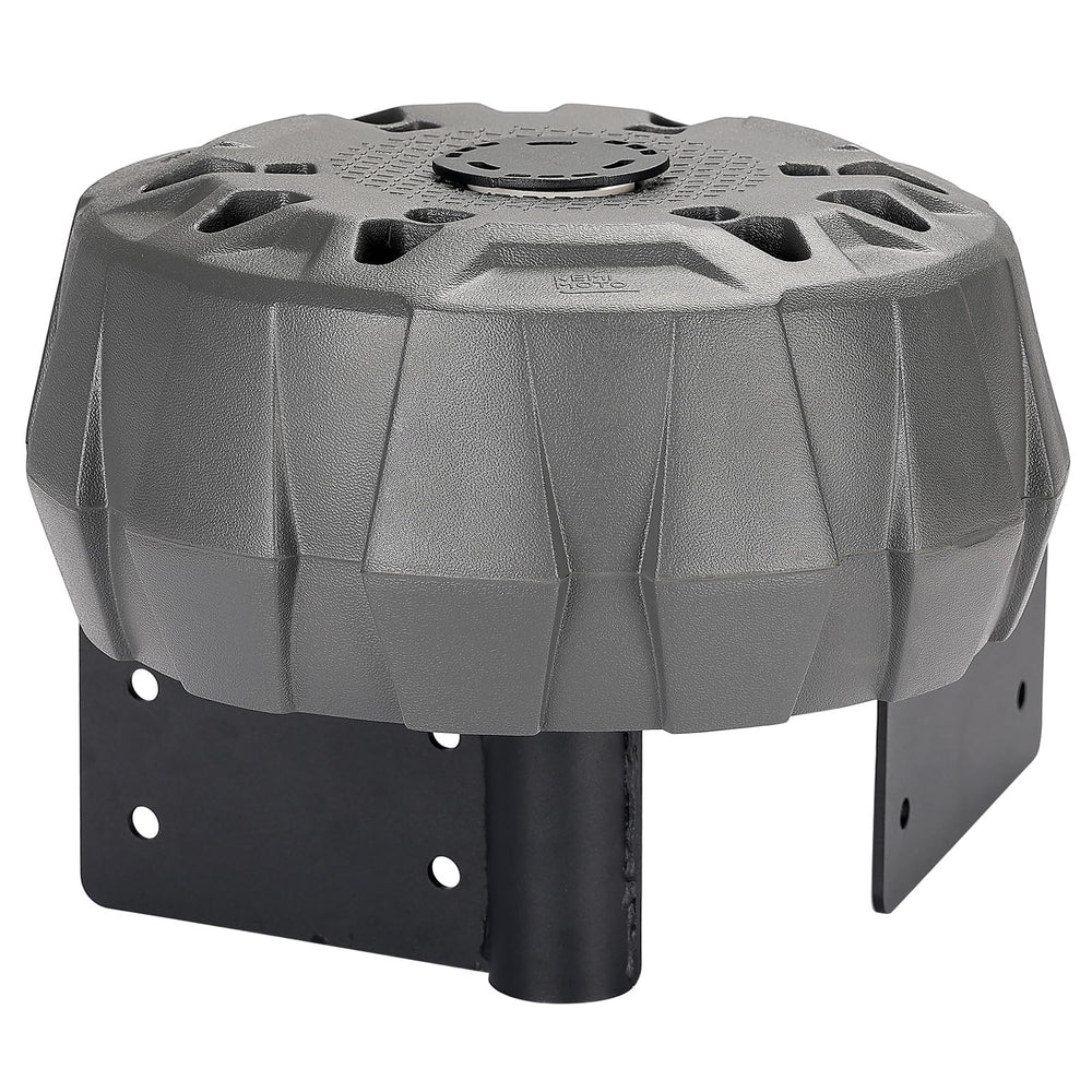 KEMIMOTO front view of 12-inch dock wheel showing durable shape and easy guidance